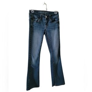 American Eagle Kick Boot Blue Jeans